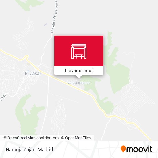 Mapa Naranja Zajarí