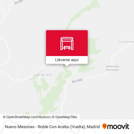 Mapa Nuevo Mesones - Roble Con Acebo (Vuelta)