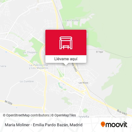 Mapa María Moliner - Emilia Pardo Bazán