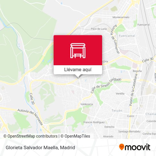 Mapa Glorieta Salvador Maella