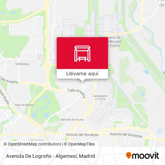 Mapa Avenida De Logroño - Algemesí