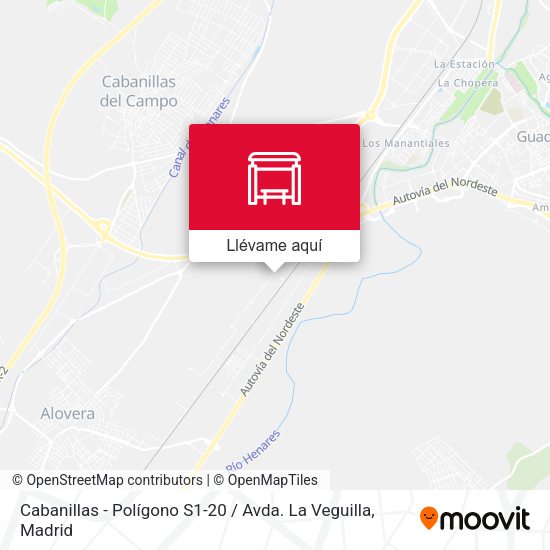 Mapa Cabanillas - Polígono S1-20 / Avda. La Veguilla