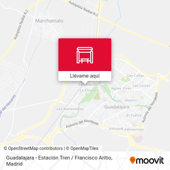 Mapa Guadalajara - Estación Tren / Francisco Aritio