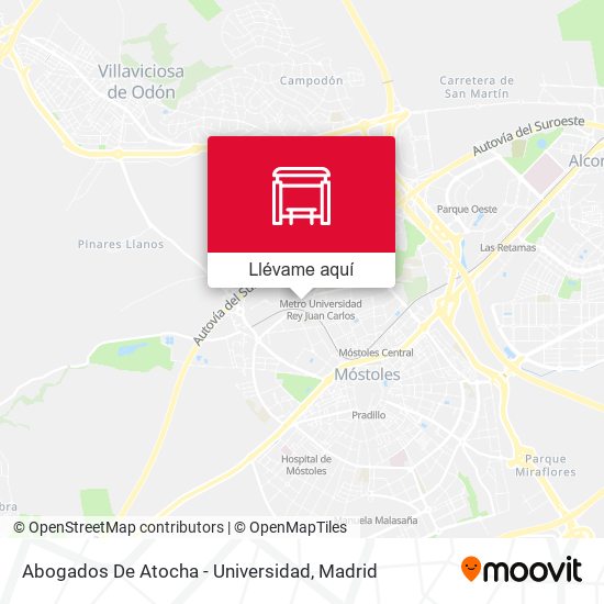 Mapa Abogados De Atocha - Universidad