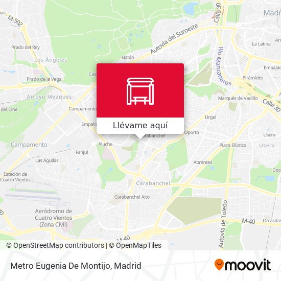 Mapa Metro Eugenia De Montijo