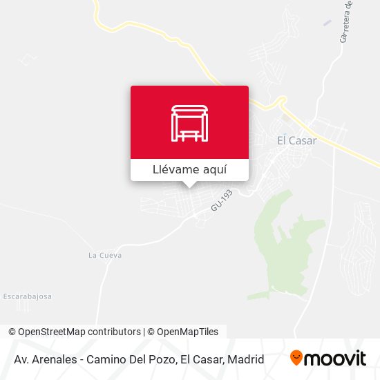 Mapa Av. Arenales - Camino Del Pozo, El Casar