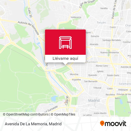 Mapa Avenida De La Memoria