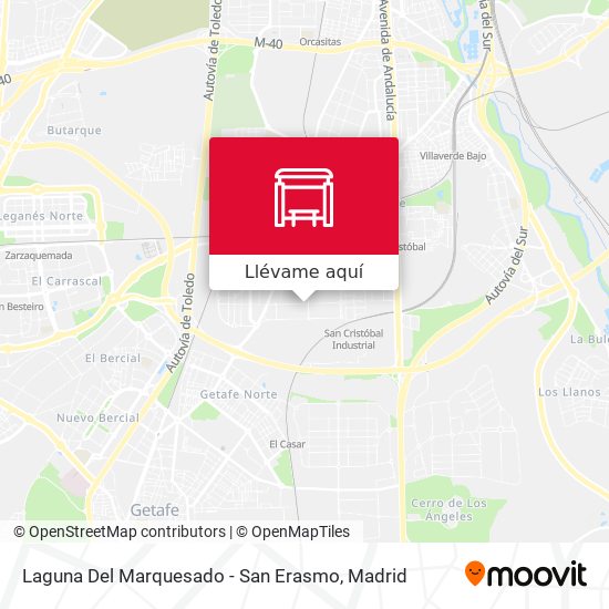Mapa Laguna Del Marquesado - San Erasmo