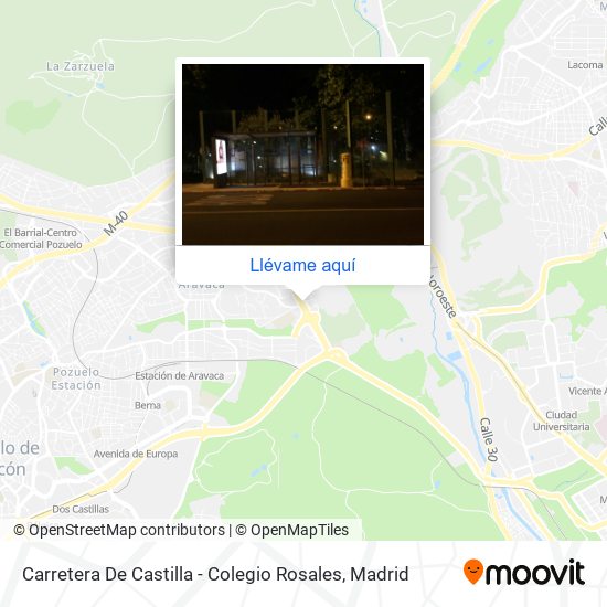 Mapa Carretera De Castilla - Colegio Rosales