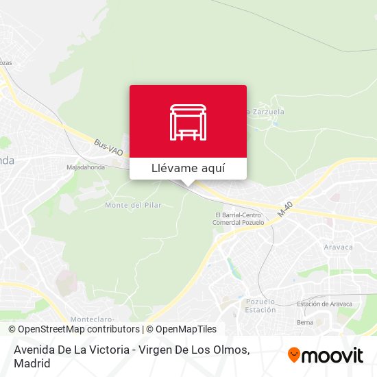 Mapa Avenida De La Victoria - Virgen De Los Olmos