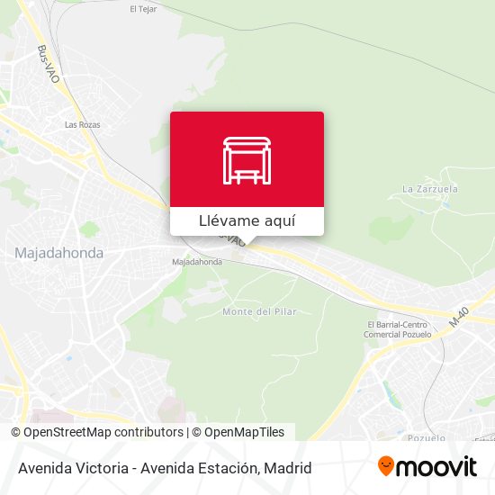 Mapa Avenida Victoria - Avenida Estación