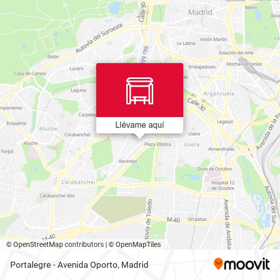Mapa Portalegre - Avenida Oporto