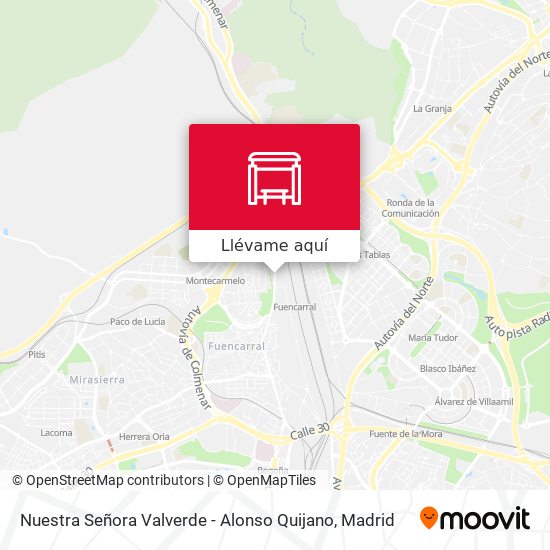 Mapa Nuestra Señora Valverde - Alonso Quijano