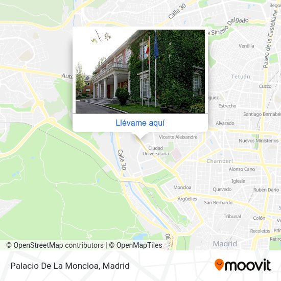 Mapa Palacio De La Moncloa