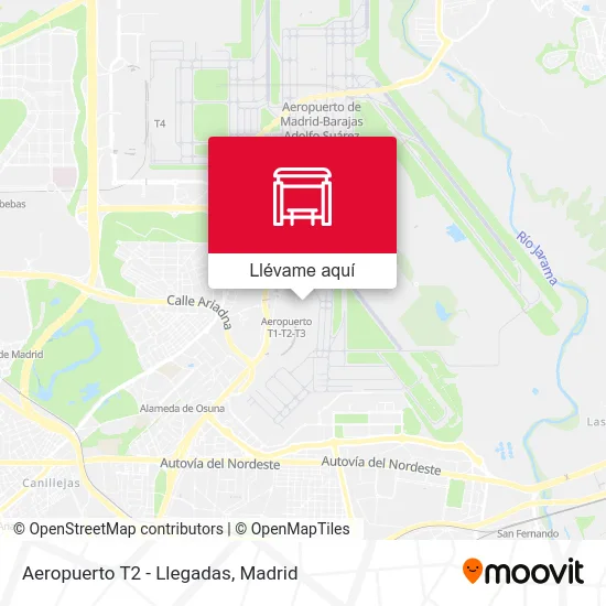 Mapa Aeropuerto T2 - Llegadas