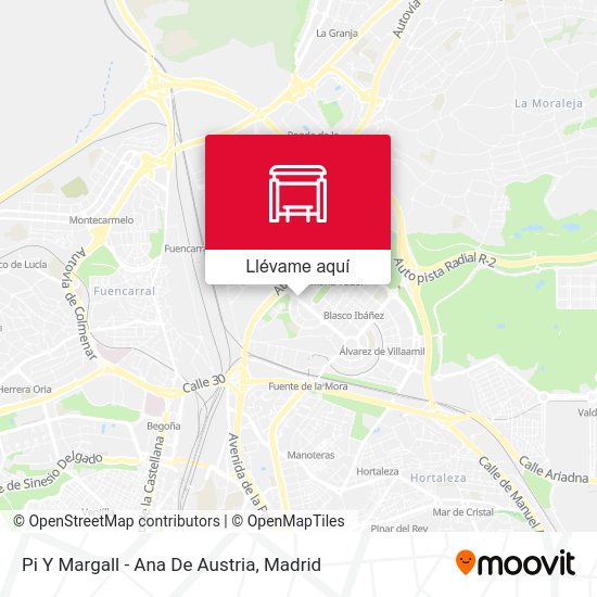 Mapa Pi Y Margall - Ana De Austria
