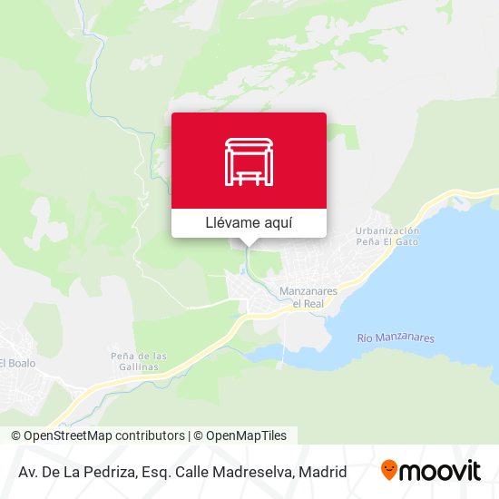 Mapa Av. De La Pedriza, Esq. Calle Madreselva