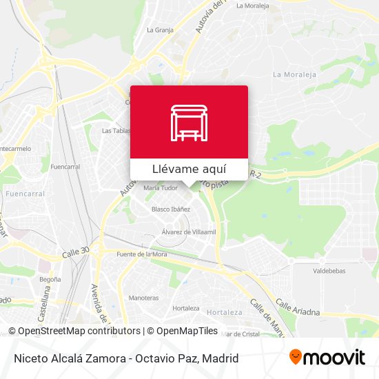 Mapa Niceto Alcalá Zamora - Octavio Paz