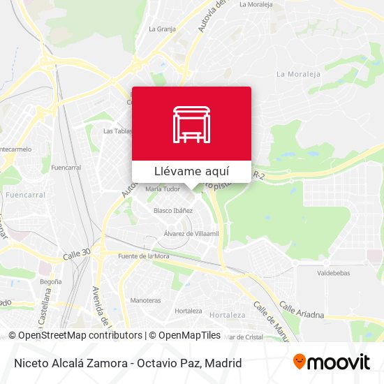 Mapa Niceto Alcalá Zamora - Octavio Paz