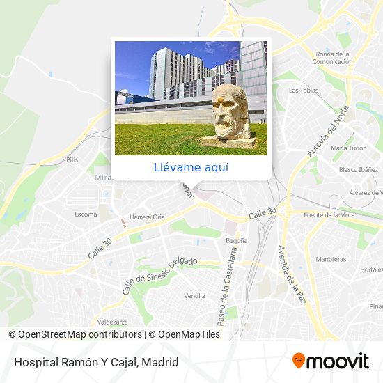 Mapa Hospital Ramón Y Cajal