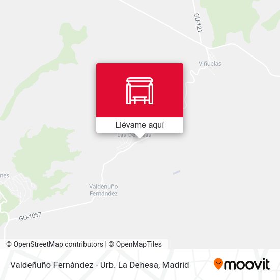 Mapa Valdeñuño Fernández - Urb. La Dehesa