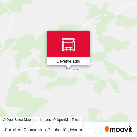 Mapa Carretera Cenicientos, Pelahustán