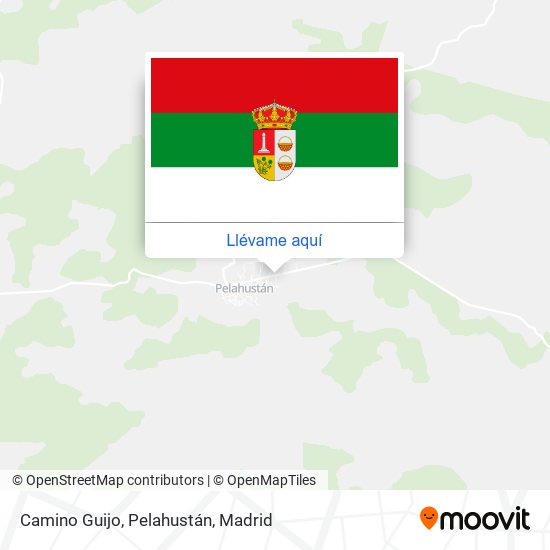 Mapa Camino Guijo, Pelahustán