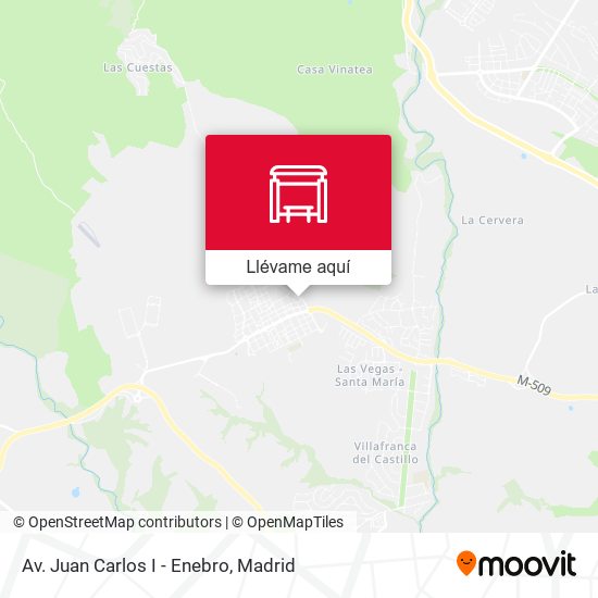 Mapa Av. Juan Carlos I - Enebro