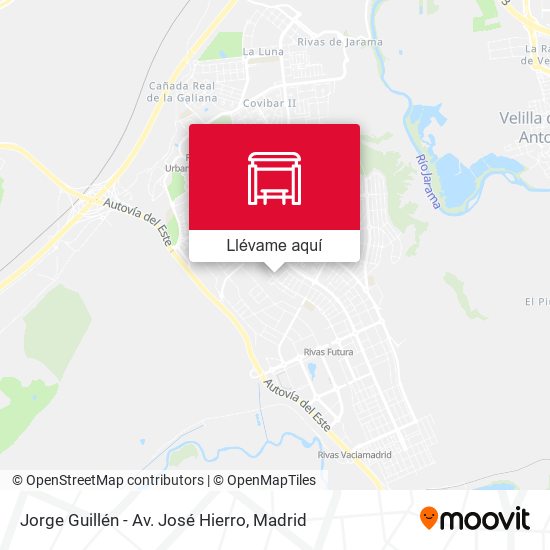 Mapa Jorge Guillén - Av. José Hierro