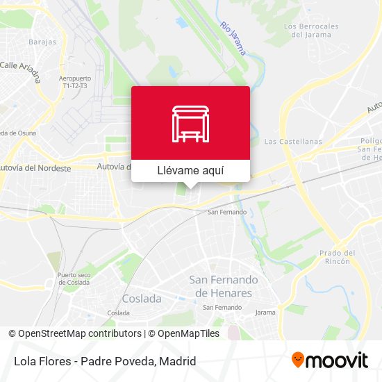 Mapa Lola Flores - Padre Poveda