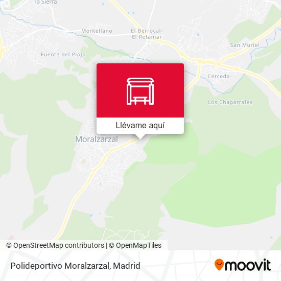 Mapa Polideportivo Moralzarzal