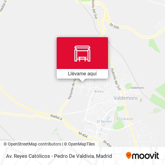 Mapa Av. Reyes Católicos - Pedro De Valdivia