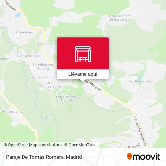 Mapa Paraje De Tomás Romera