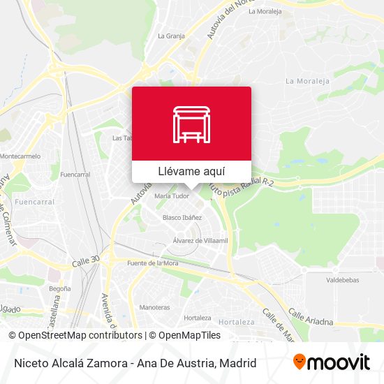 Mapa Niceto Alcalá Zamora - Ana De Austria