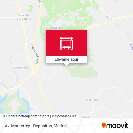 Mapa Av. Monterrey - Depositos
