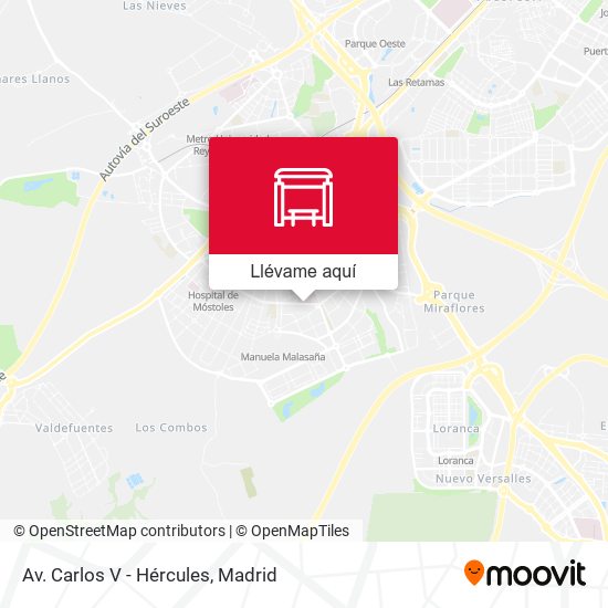 Mapa Av. Carlos V - Hércules