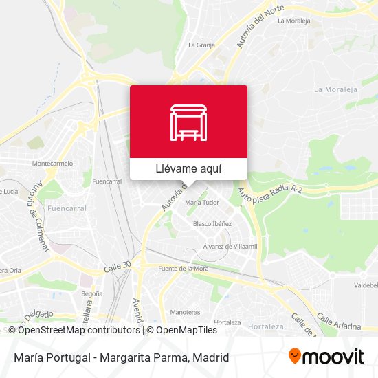 Mapa María Portugal - Margarita Parma