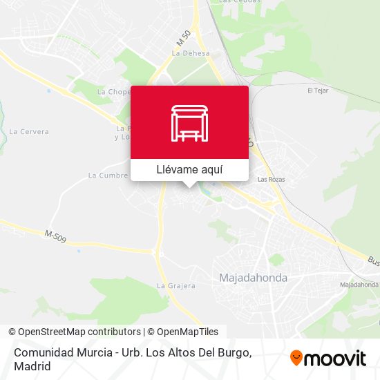 Mapa Comunidad Murcia - Urb. Los Altos Del Burgo