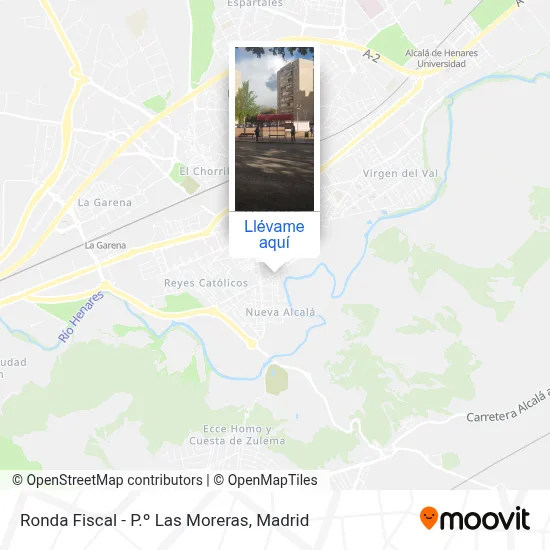 Mapa Ronda Fiscal - P.º Las Moreras