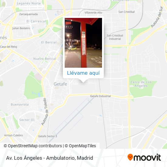 Mapa Av. Los Ángeles - Ambulatorio