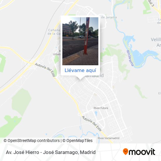 Mapa Av. José Hierro - José Saramago