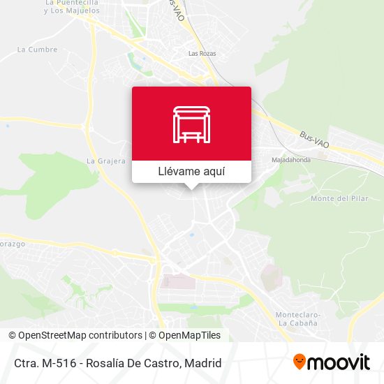 Mapa Ctra. M-516 - Rosalía De Castro