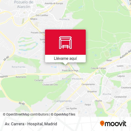 Mapa Av. Carrera - Hospital
