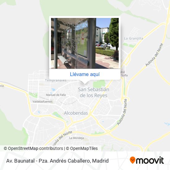 Mapa Av. Baunatal - Pza. Andrés Caballero