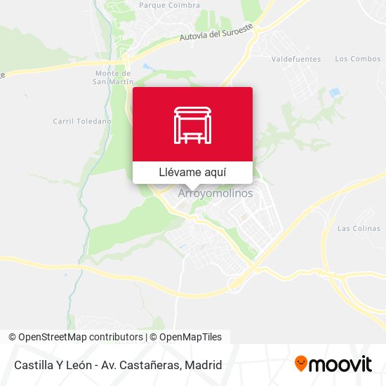 Mapa Castilla Y León - Av. Castañeras