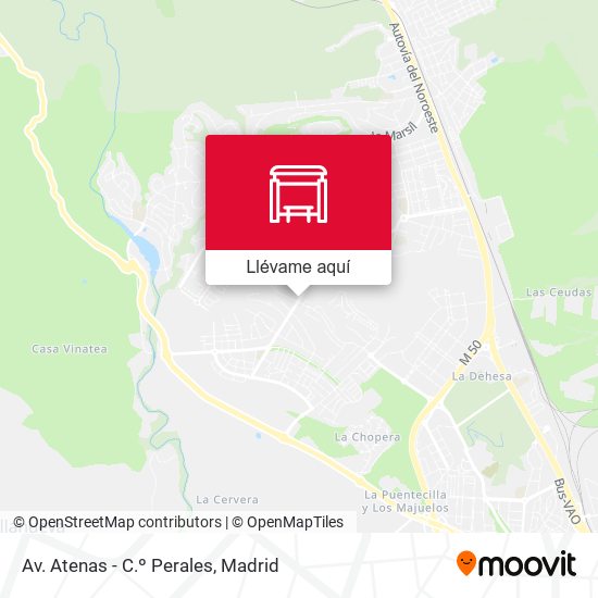 Mapa Av. Atenas - C.º Perales