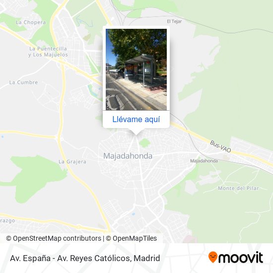 Mapa Av. España - Av. Reyes Católicos