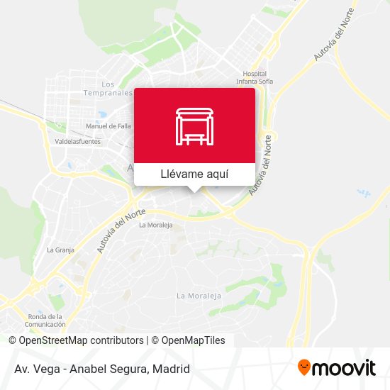 Mapa Av. Vega - Anabel Segura