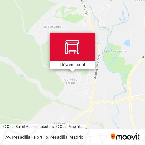 Mapa Av. Pesadilla - Portillo Pesadilla