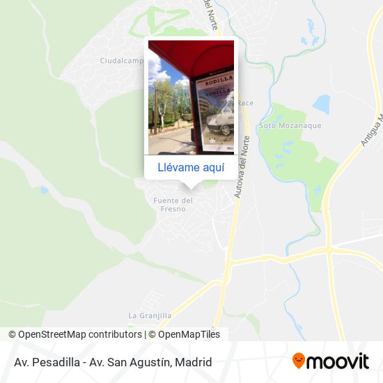 Mapa Av. Pesadilla - Av. San Agustín